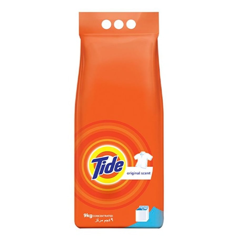 Tide regular laundry detergent powder soap, 9 kg