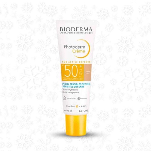 كريم واقي شمس بيوديرما فوتوديرم بعامل حماية SPF 50 من الشمس مع كريم أساس - 40 مل