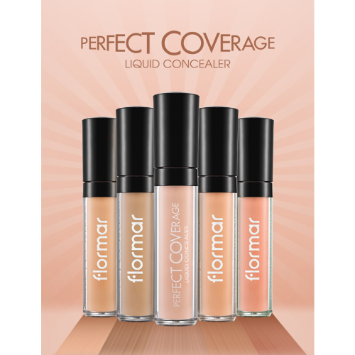 Flormar Perfect Coverage Liquid Concealer 002 Ivory - 5 ml