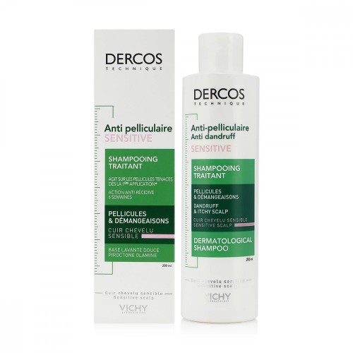Vichy Dercos Anti-Dandruff Shampoo for Sensitive Scalp 200 ml