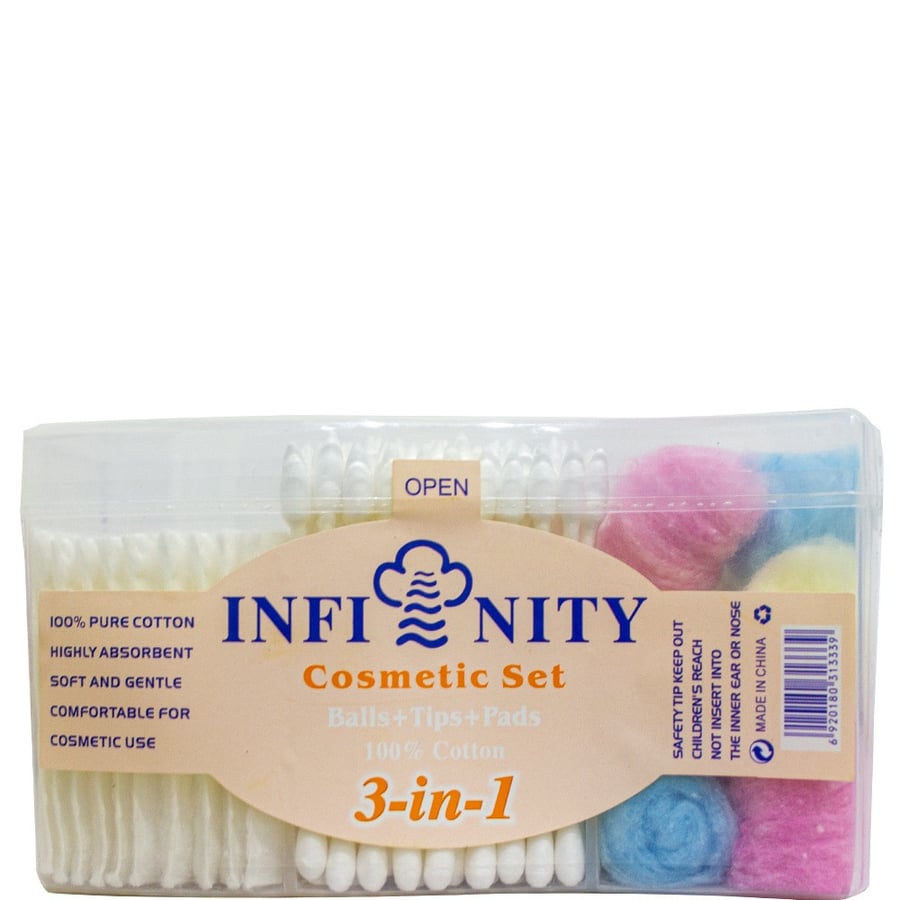 Infinity skin care cotton set, 3 types