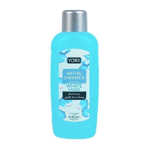 Italian shower gel with white musk scent, 1000 ml from Eurex
