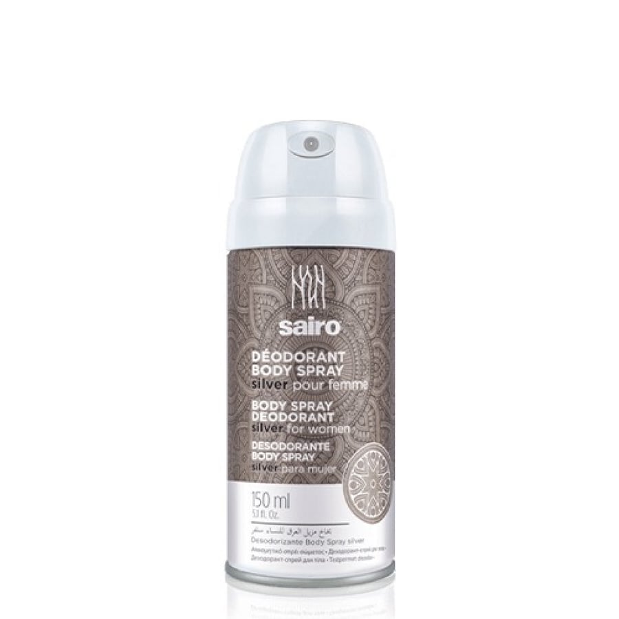 Sairo deodorant spray 150 ml for women, silver