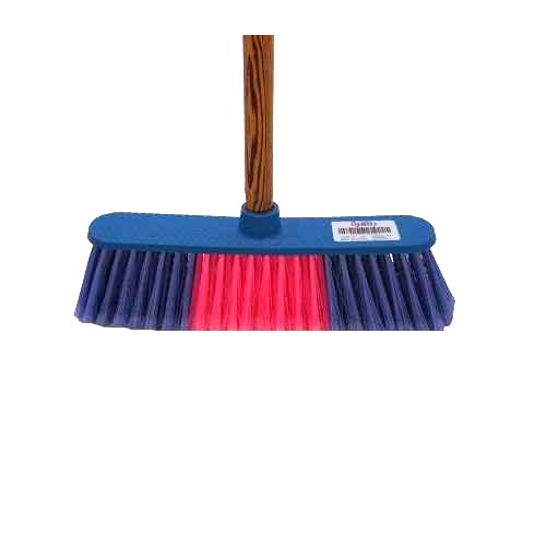 Soft broom with stick No. 102 from Bahera, colorful