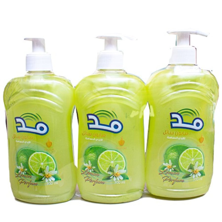 EddyMed liquid soap 500 ml x 3 pieces with lemon flower