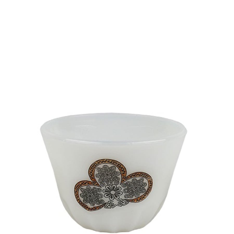 Korean Saif cups with a small drawing, 12 pieces
