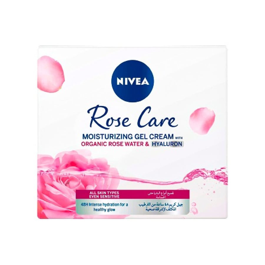 Nivea Gel Cream Moisturizing Rose Care 50 ml