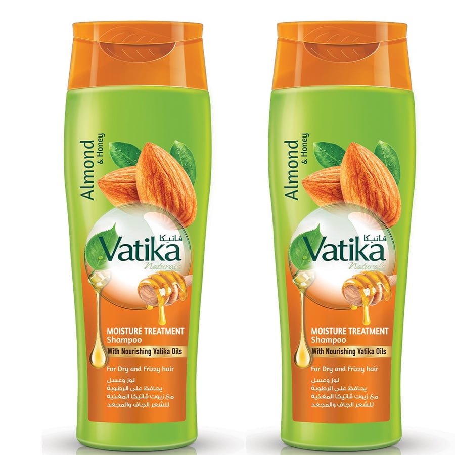 Vatika hair shampoo 400 ml x 2 pieces honey, almonds and yogurt