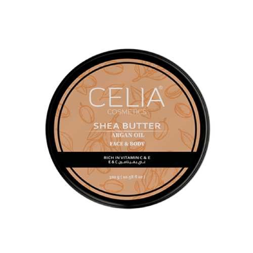 Shea butter with argan for face and body 300 grams from Selia
