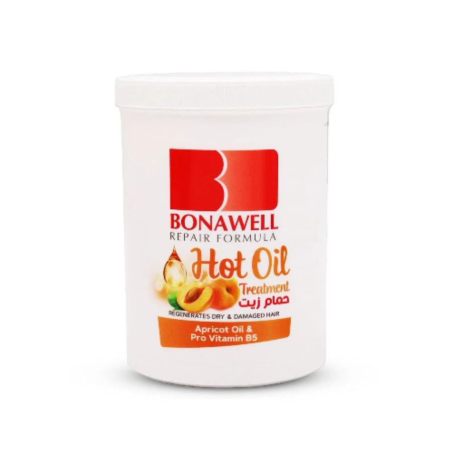 Bonawell hair treatment oil bath with apricot oil and pro-vitamin B5 - 810 ml