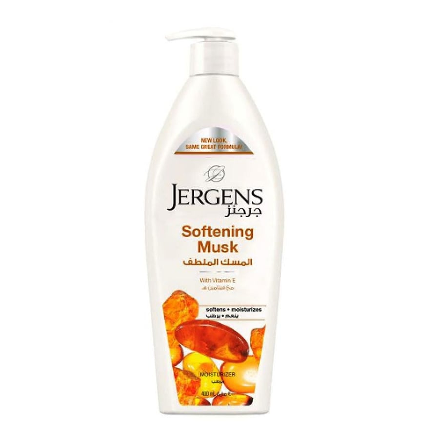 Jergens Moisturizing Body Lotion with Musk Soothing for Dry Skin - 400 ml