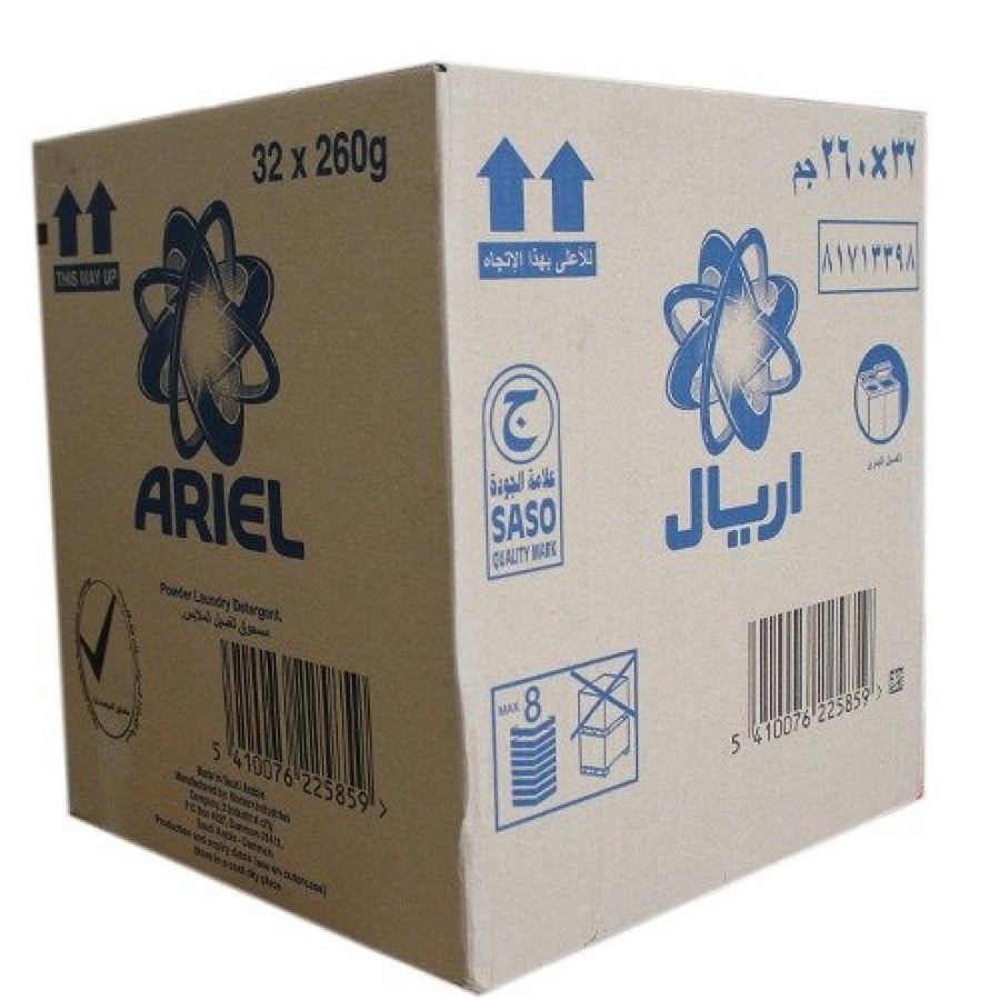 [كرتون] صابون اريال وسط 260 جرام×32 باكت