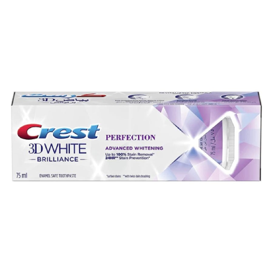 Crest 3D Brilliance Whitening Toothpaste, 75 ml, perfect whiteness
