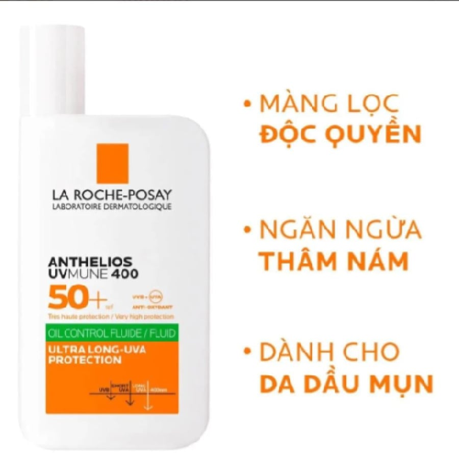 La Roche-Posay Fluid Sunscreen SPF 50+ for Oily Skin - 50ml