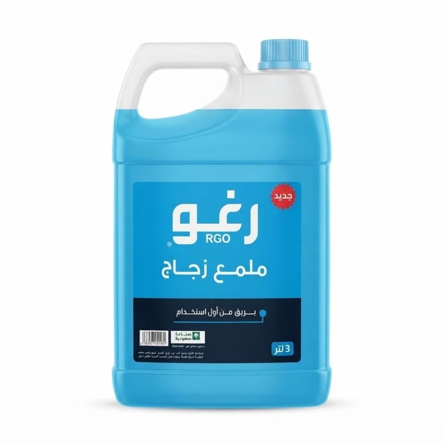 رغو منظف وملمع زجاج - 3 لتر