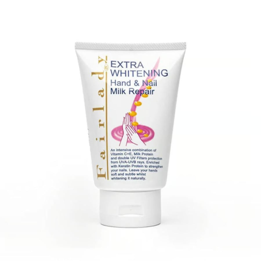 Fair Lady Repairing Milk Cream for Hands and Nails 100ml with Intensive Whitening