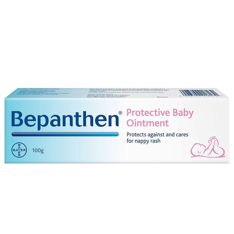 Bepanthen Baby Care Ointment for Allergies Caused by Wet Diapers 100 gm