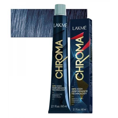 Lakme Ammonia Free Permanent Hair Dye Chroma 0/70 Blue 60 ml