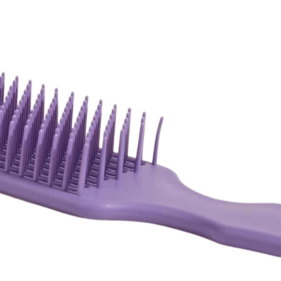 Queen Line hair brush, purple color