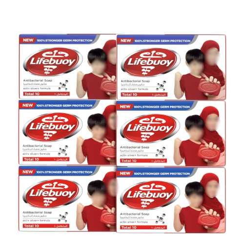 Lifebuoy antibacterial soap cubes, 6 pieces x 125 grams