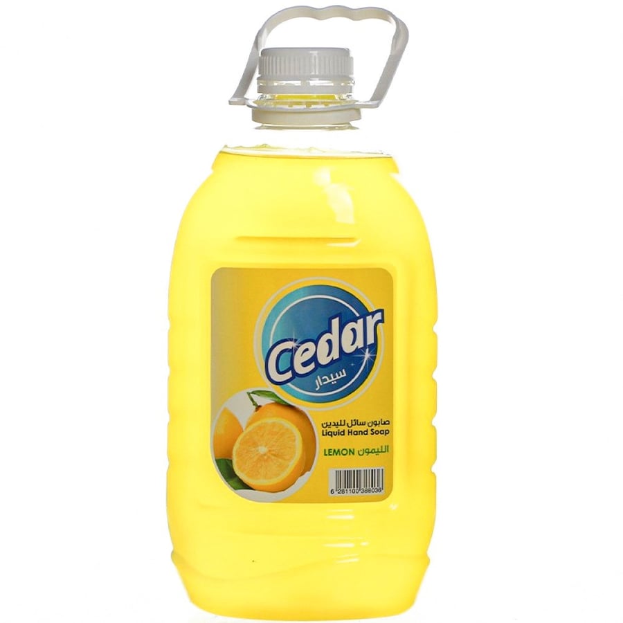 Cedar lemon liquid hand soap 2.1 litres