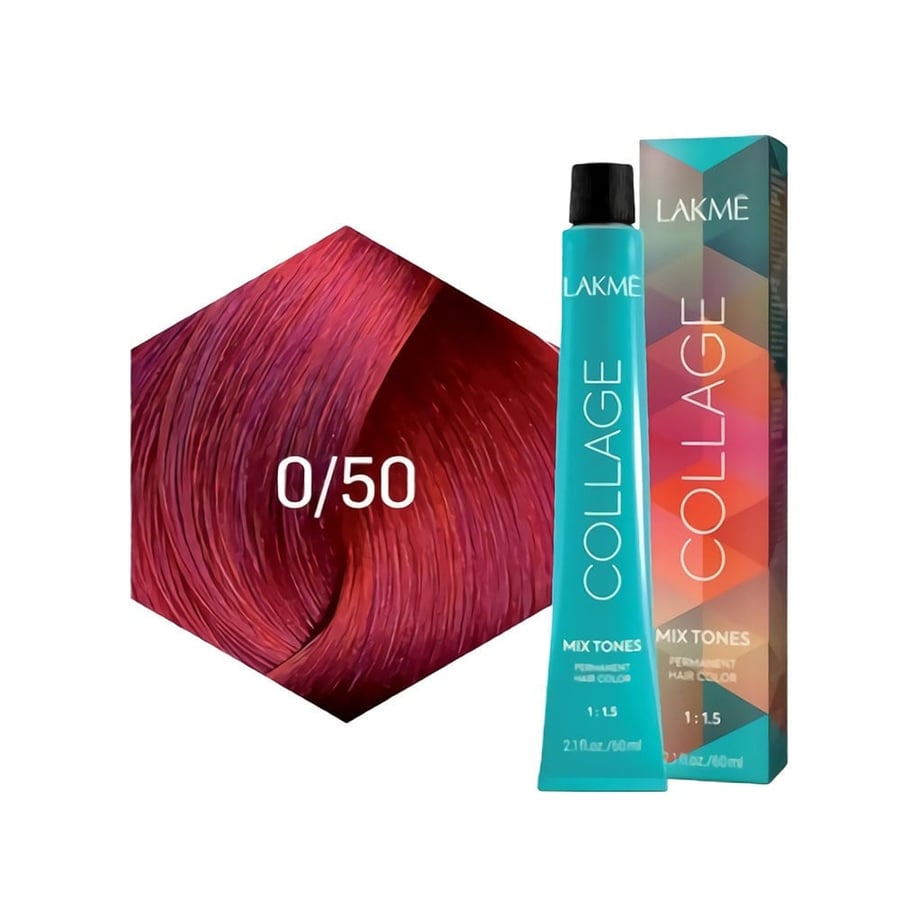 Lakme Collage Permanent Hair Dye 60 ml No. 0/50