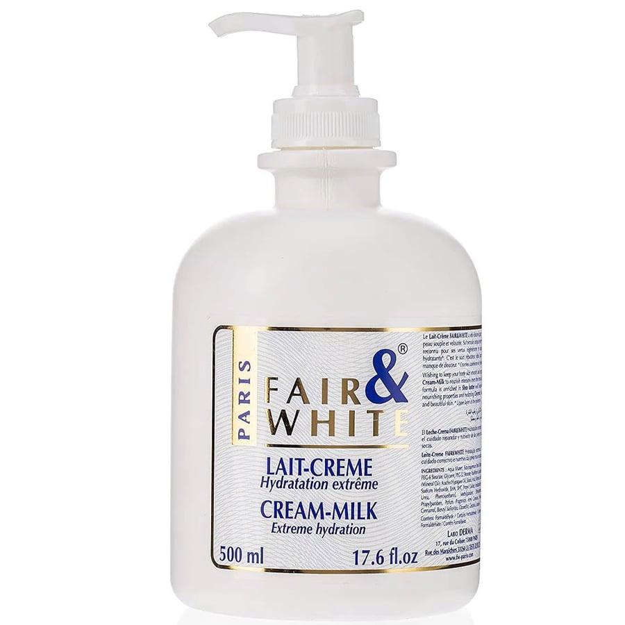 Fair & White Moisturizing Milk Cream 500 ml