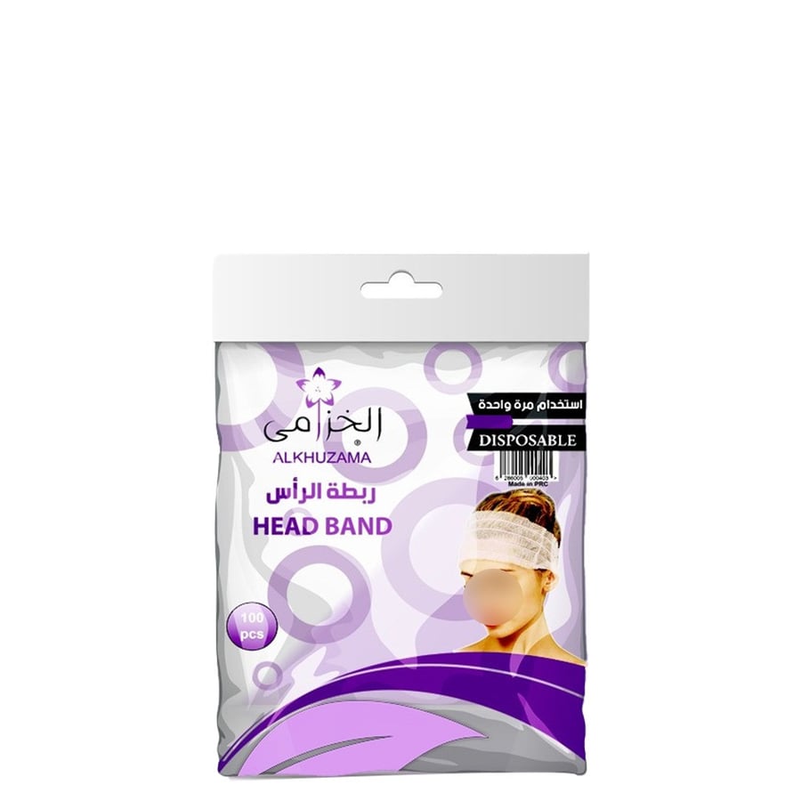ربطة رأس الخزامى استخدام مرة واحدة 100 حبة