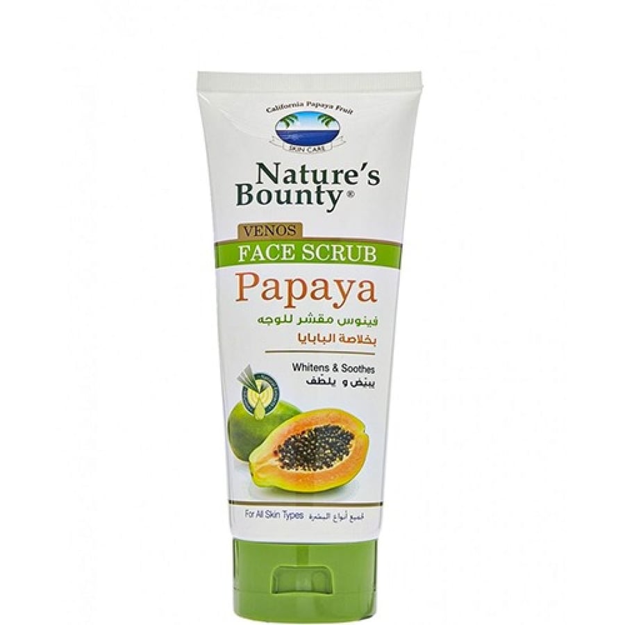 Nature's Bounty Venus Facial Scrub 200 ml with Papaya Extract