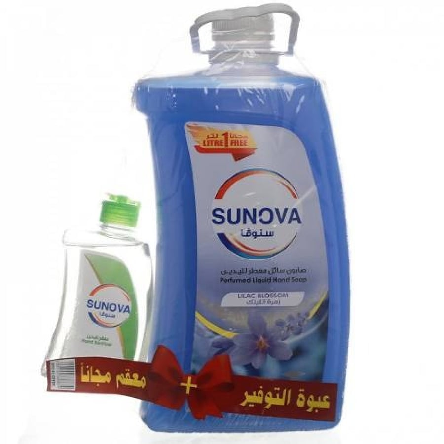 Sunova hand liquid 3.2 lilac + sanitizer 330 ml