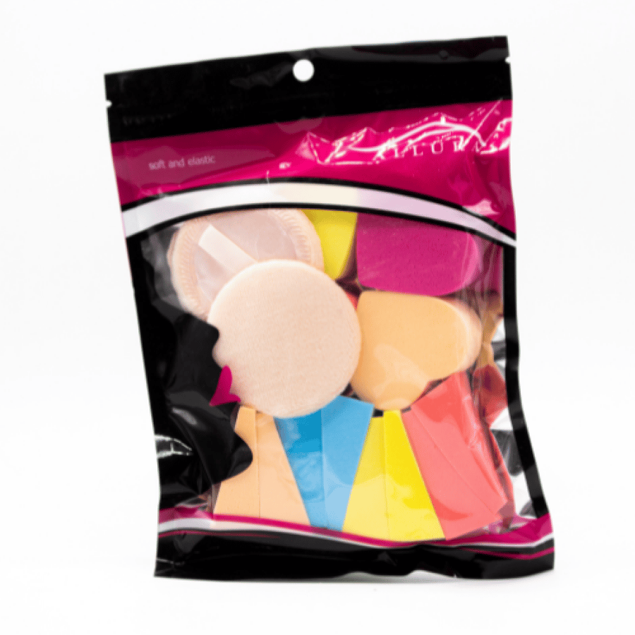A variety of makeup sponges from Alora