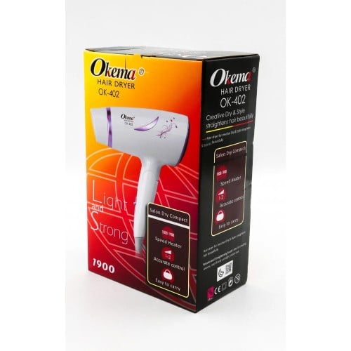 Okema hair dryer OK-402