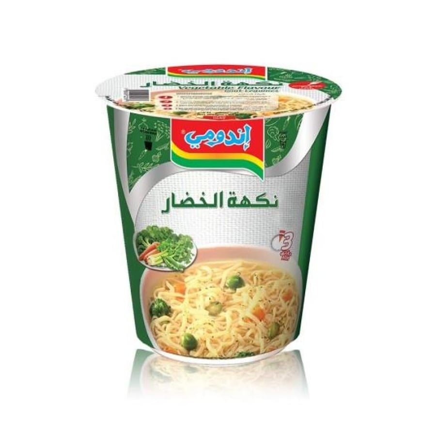 إندومي كاسة نكهة خضار 60 جرام- (حبة)