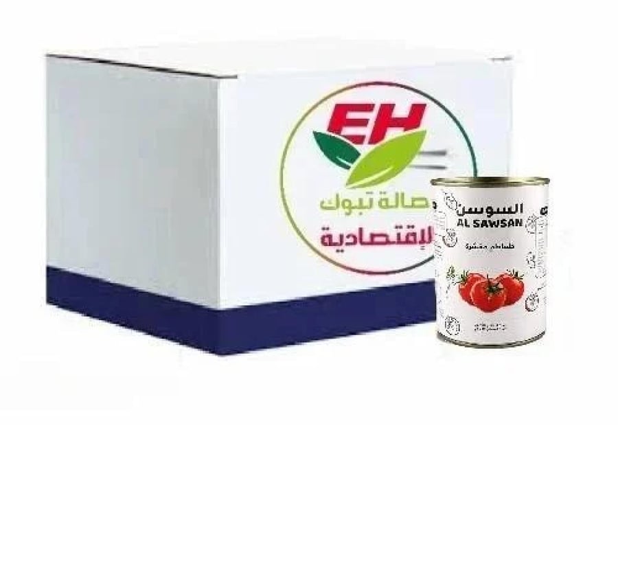 طماطم مقشره السوسن 1*24*400جم- (كرتون)