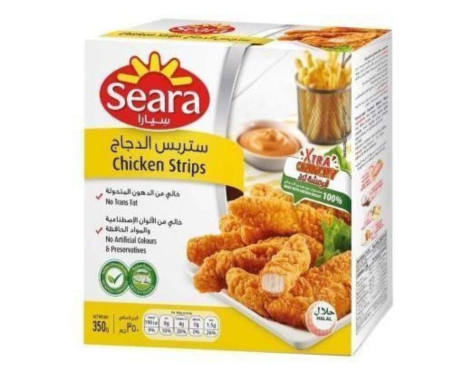 سيارا ستربس الدجاج 350 جرام- (حبة)