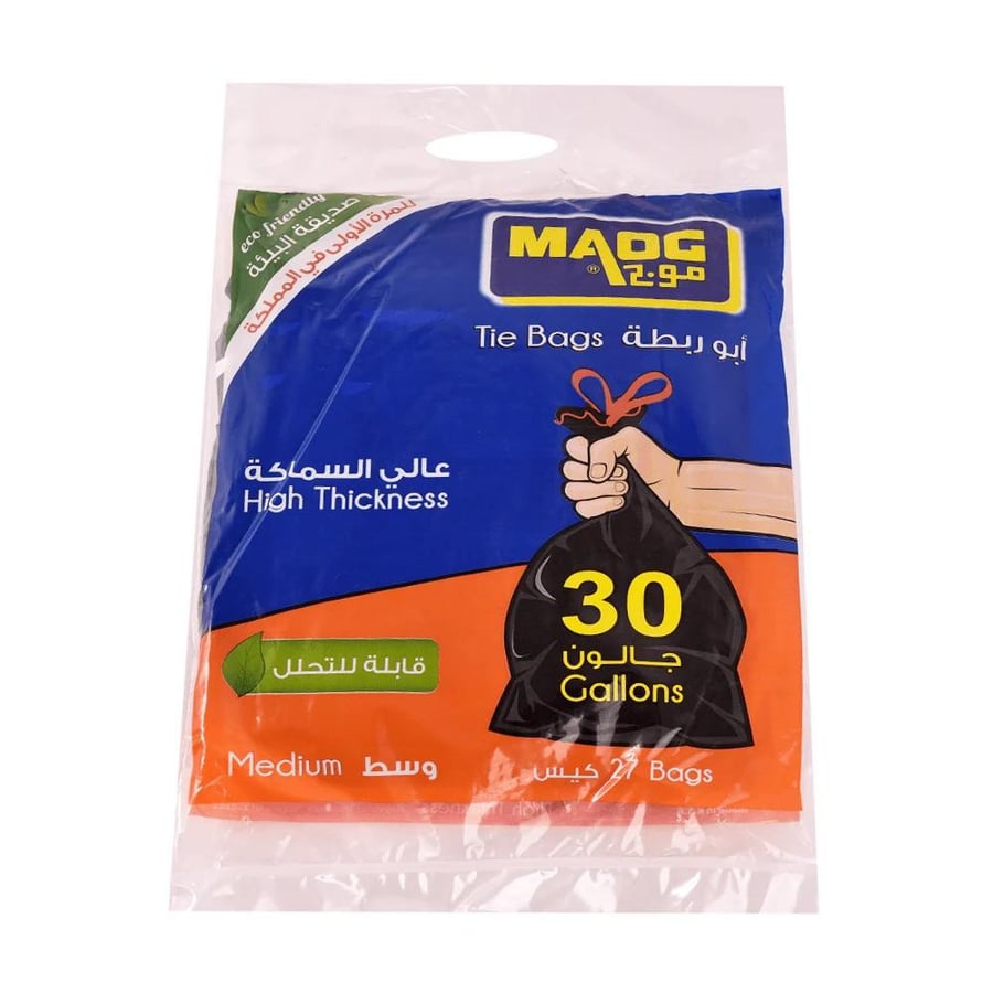 اكياس نفايات موج 30جالون- (حبة)