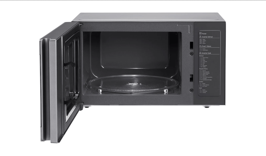 LG microwave 42 liter with grill - black glass door - MH8265CIS