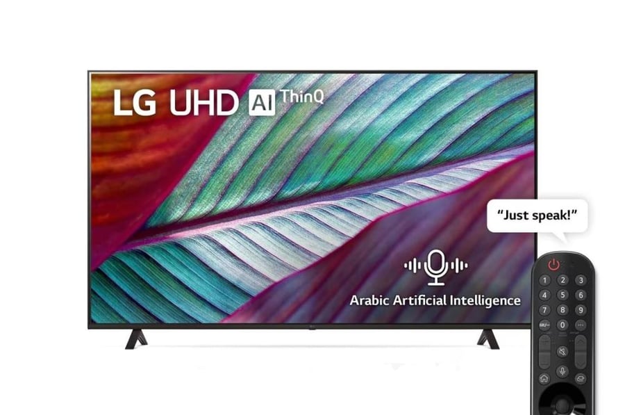 LG Smart TV 55 inch 4K UHD black color model 55UR78006LL