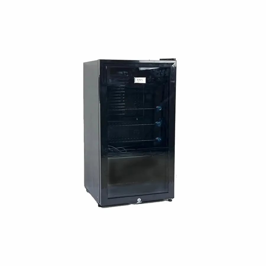 Unix single door display refrigerator - 91 liters - 3 cubic feet - black - OMBC-88