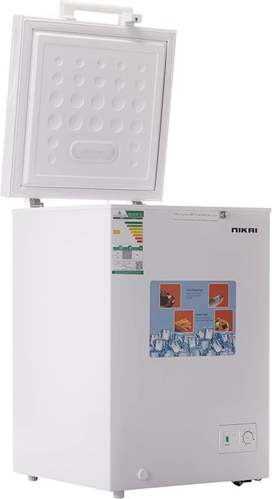 نيكاي فريزر  افقي 99 لتر _ابيض NCF150N23W