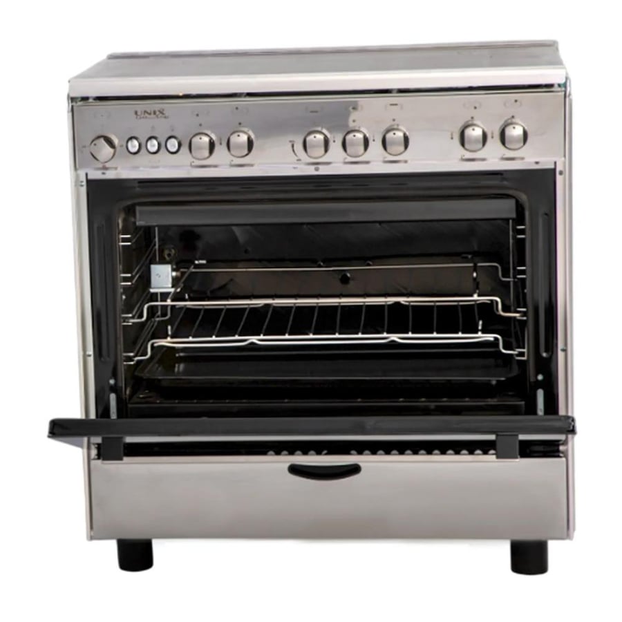 Gas oven Unex 5 eyes 50*80 cm stainless steel TGM5080