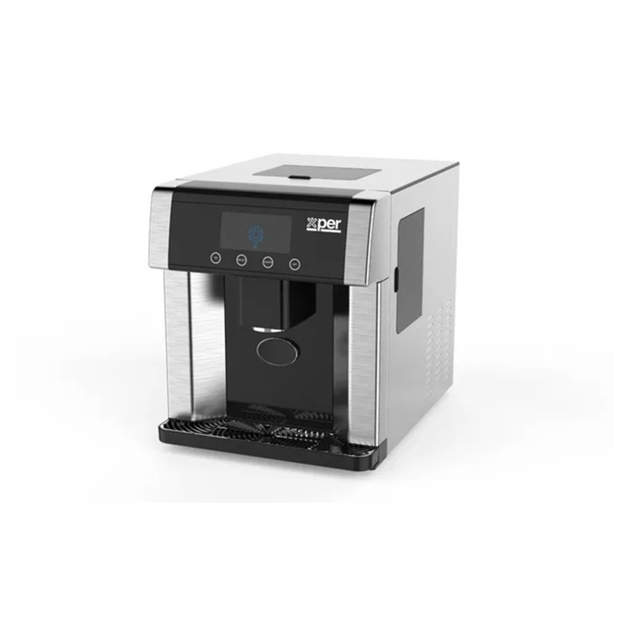Aspire ice maker and shavings 1.8 liter 150 watt - touch screen silver and black color model XPZB-10E