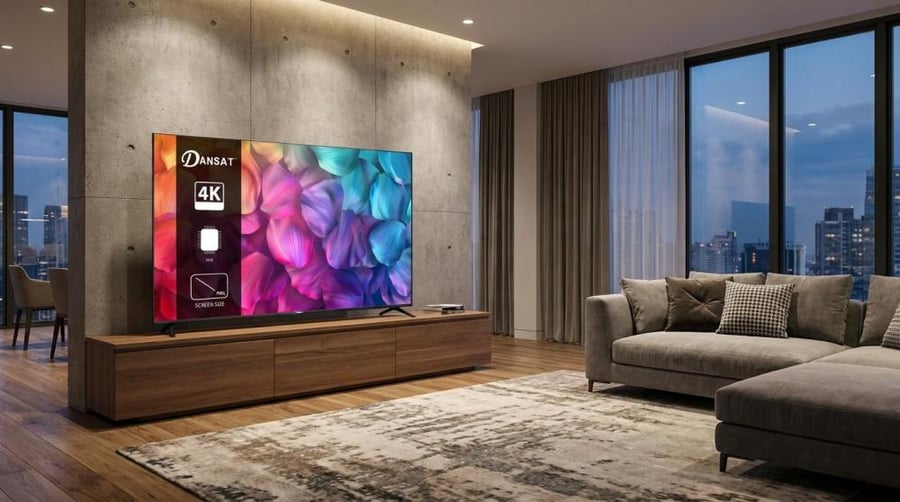 دانسات شاشة تلفزيون 75 سمارت ذكية QLED بدقة 4كي 144 هرتز - DTD75QLED144HZ