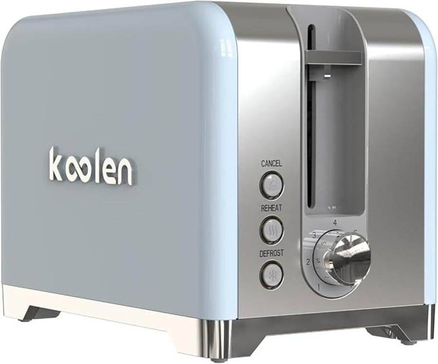 Colin Toaster Limited Edition Double 930 Watt - Stainless Steel - Blue - 800104013