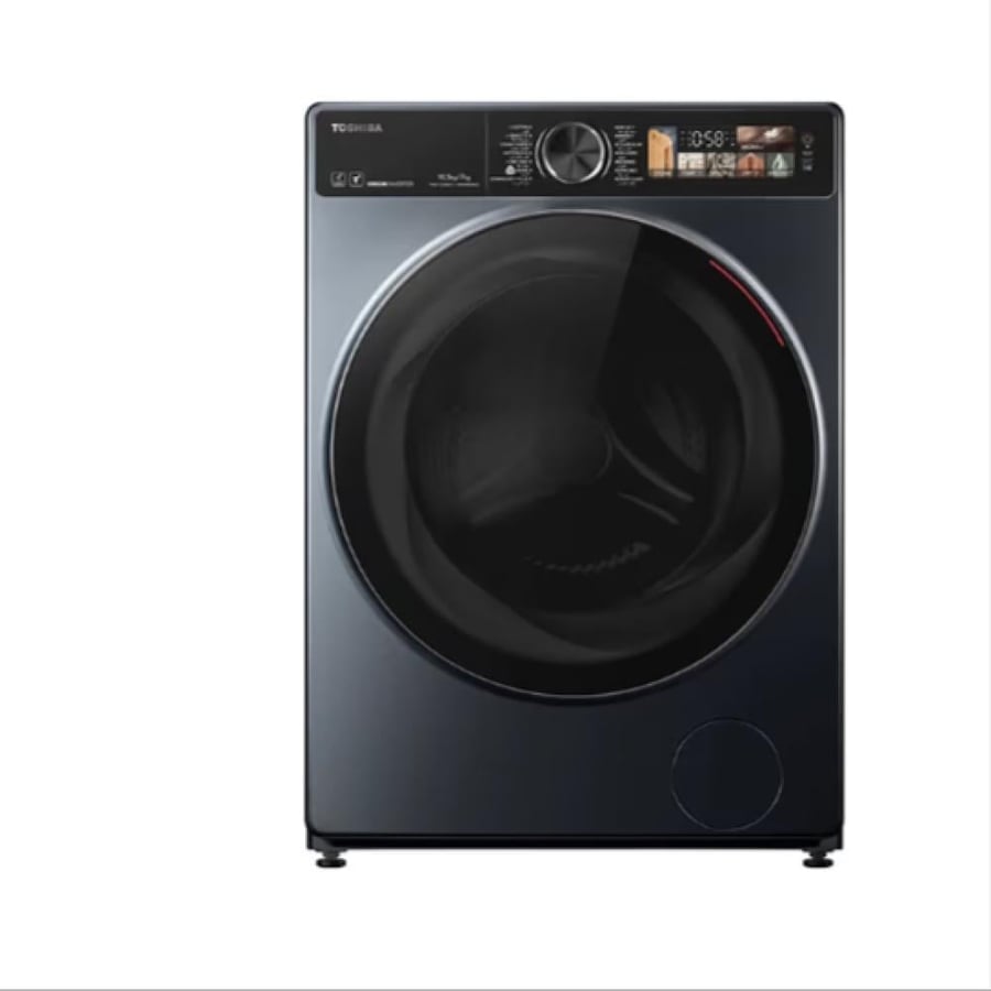 Toshiba automatic front-loading washing machine 10.5 kg, drying 7 kg, 3D combo gray TWD-T25BZU115MWBB(MG)