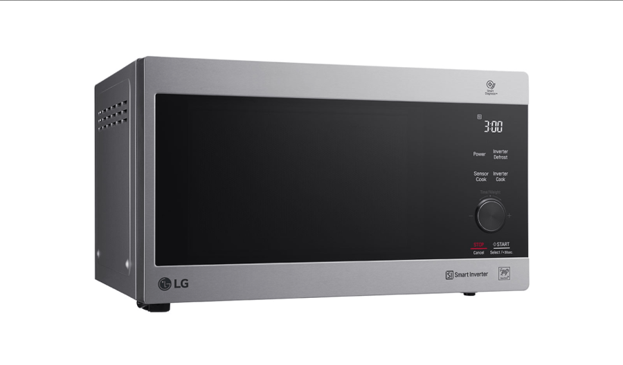 LG microwave 42 liter with grill - black glass door - MH8265CIS