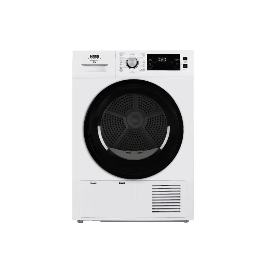 هام نشاف 8 كيلو 16 برنامج - تحميل أمامي - شاشة LED - أبيض - HDR80W-24N