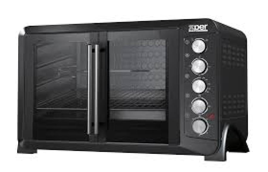 اكسبير فرن 100 لتر - 2800 واط - باب مزدوج مع مروحة - أسود - XPTO100L-24
