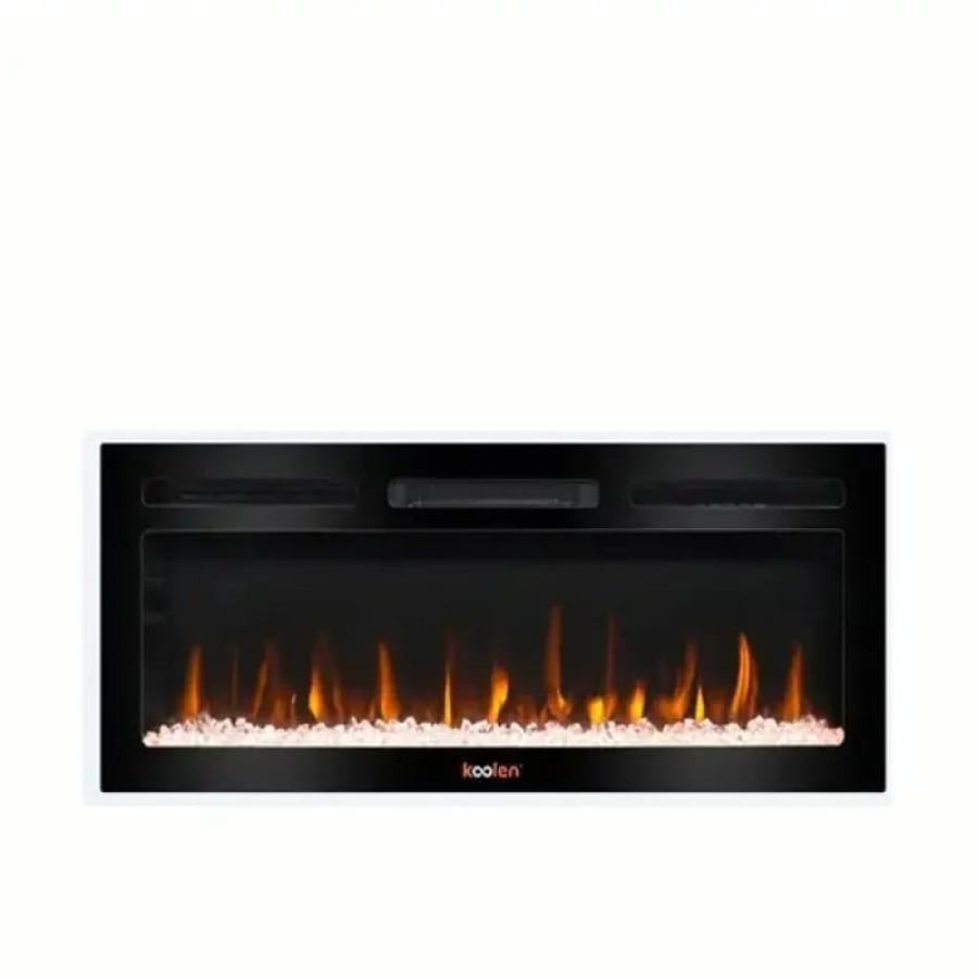 Collin decorative heater 2000 watts rectangular - LED - size 95 cm - black - 807102035