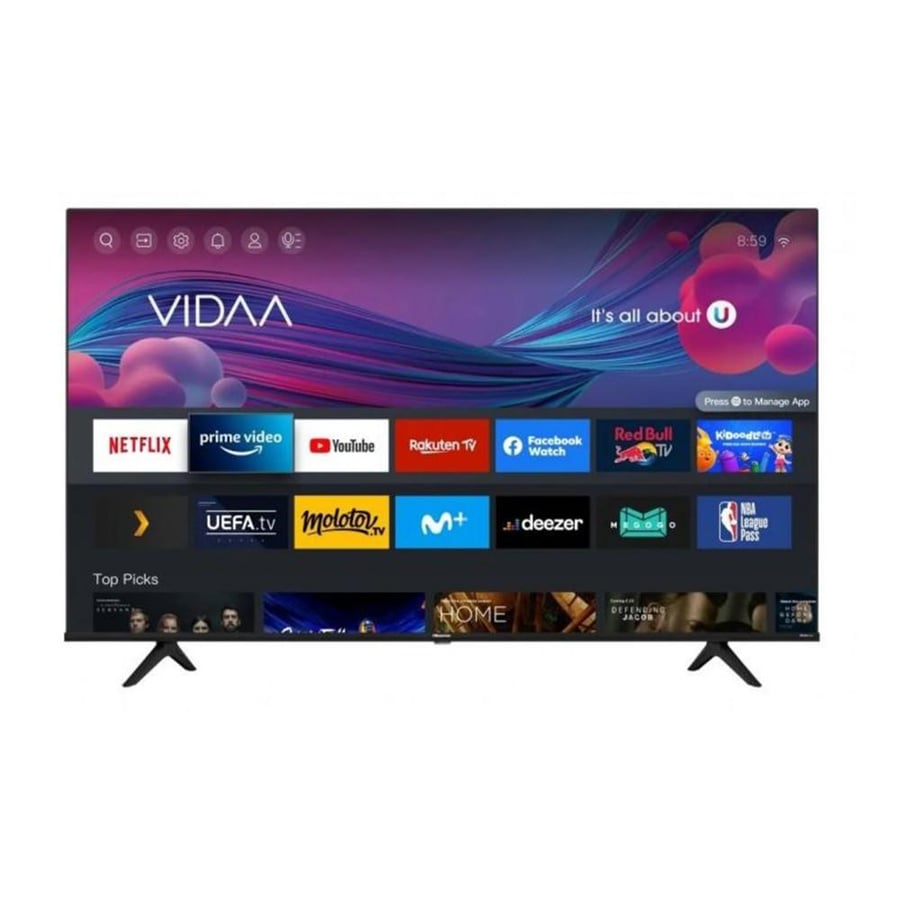 Hisense 65-inch smart ultra high definition screen model 4K 65A6GS